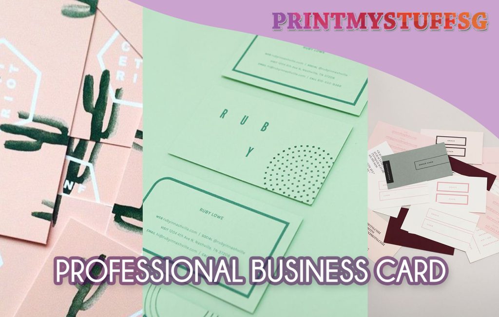 Professional Business Card Design Service in Singapore