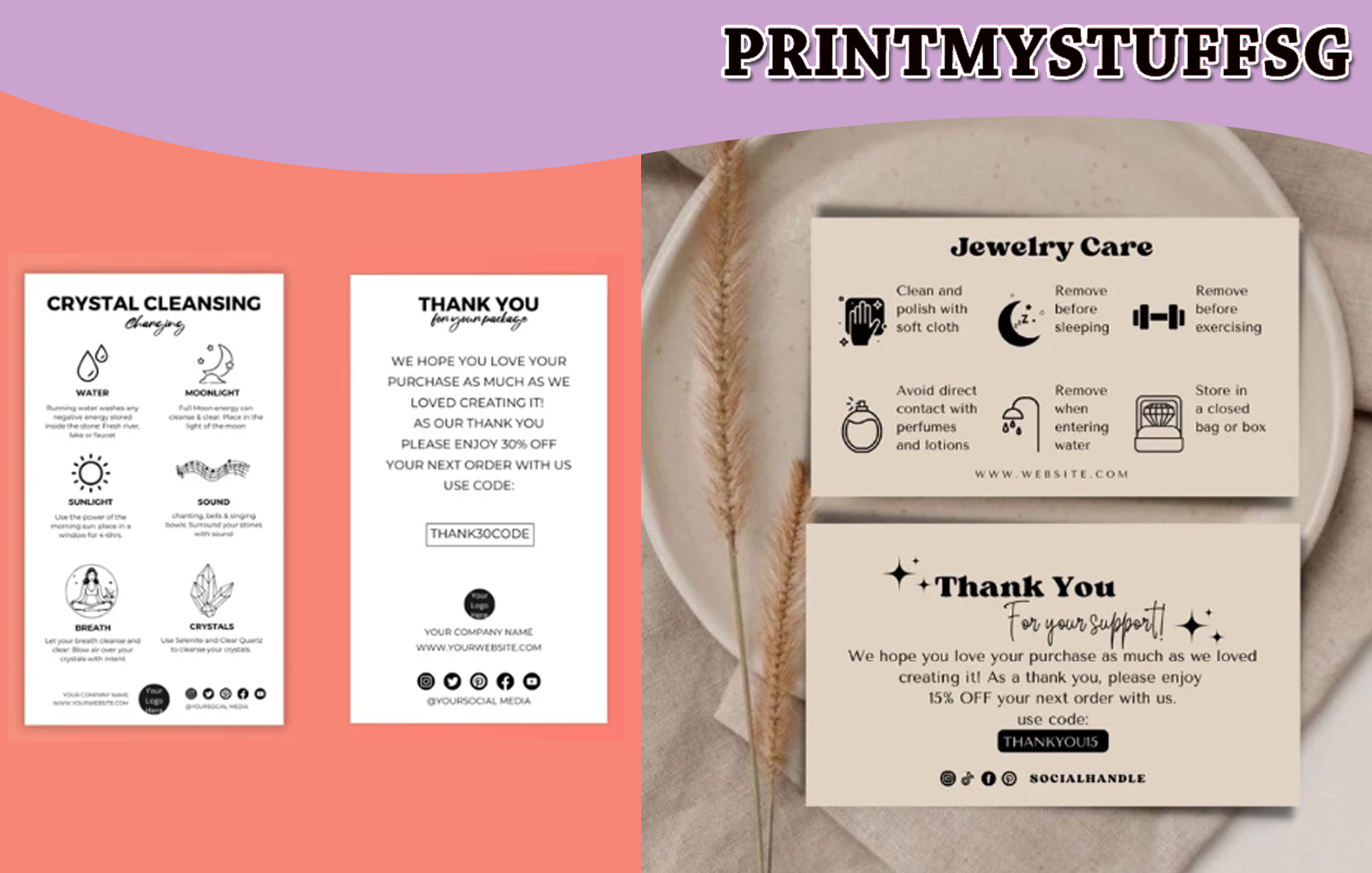 Enhance Your Customer with Care and Guide Cards, Tailored for the ...